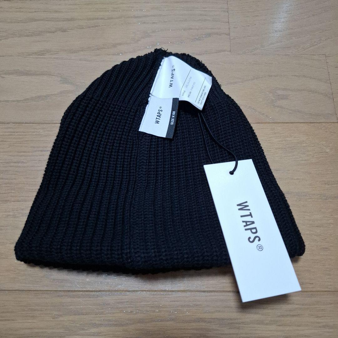 WTAPS ブラック ニット帽 ビーニー