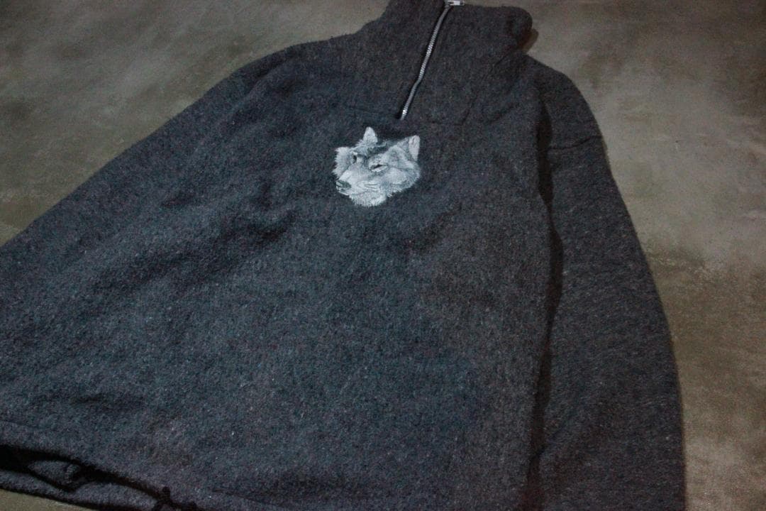 トップス 90s EARTH RAGS half zip fleece