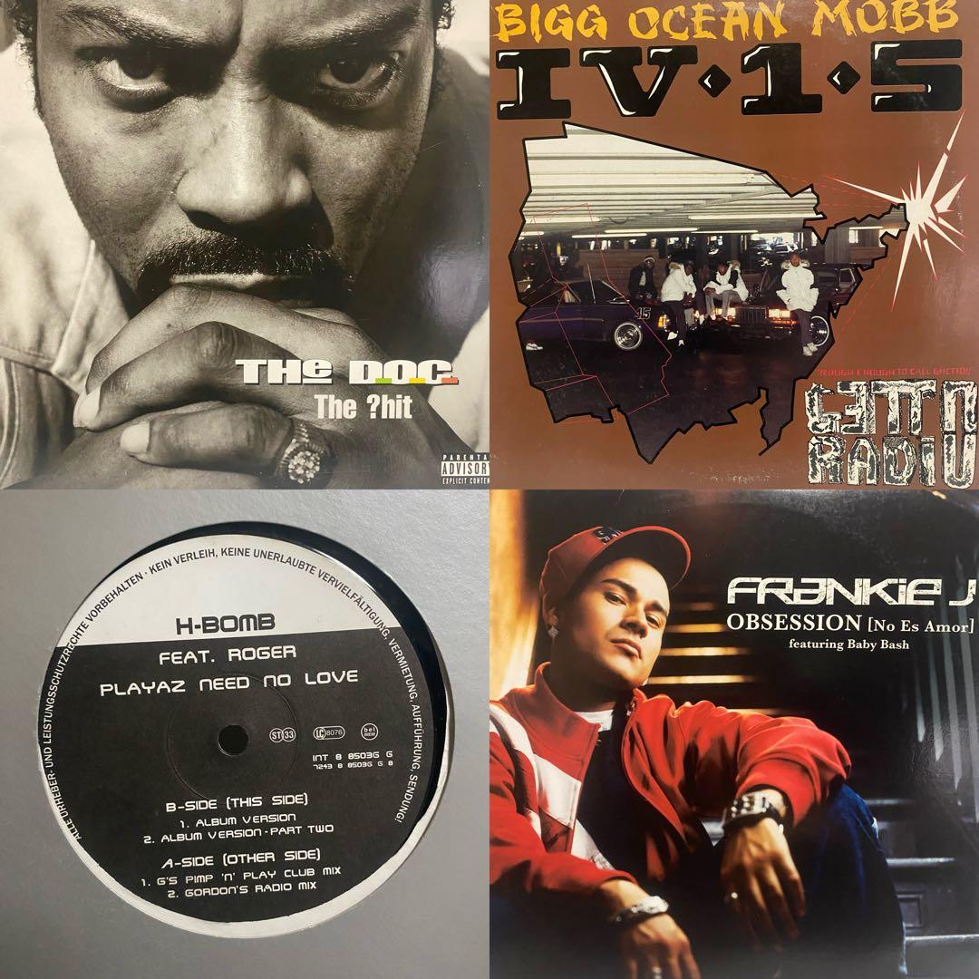 大量箱売り WESTCOAST HIPHOP レコード 60枚セット　まとめ売り