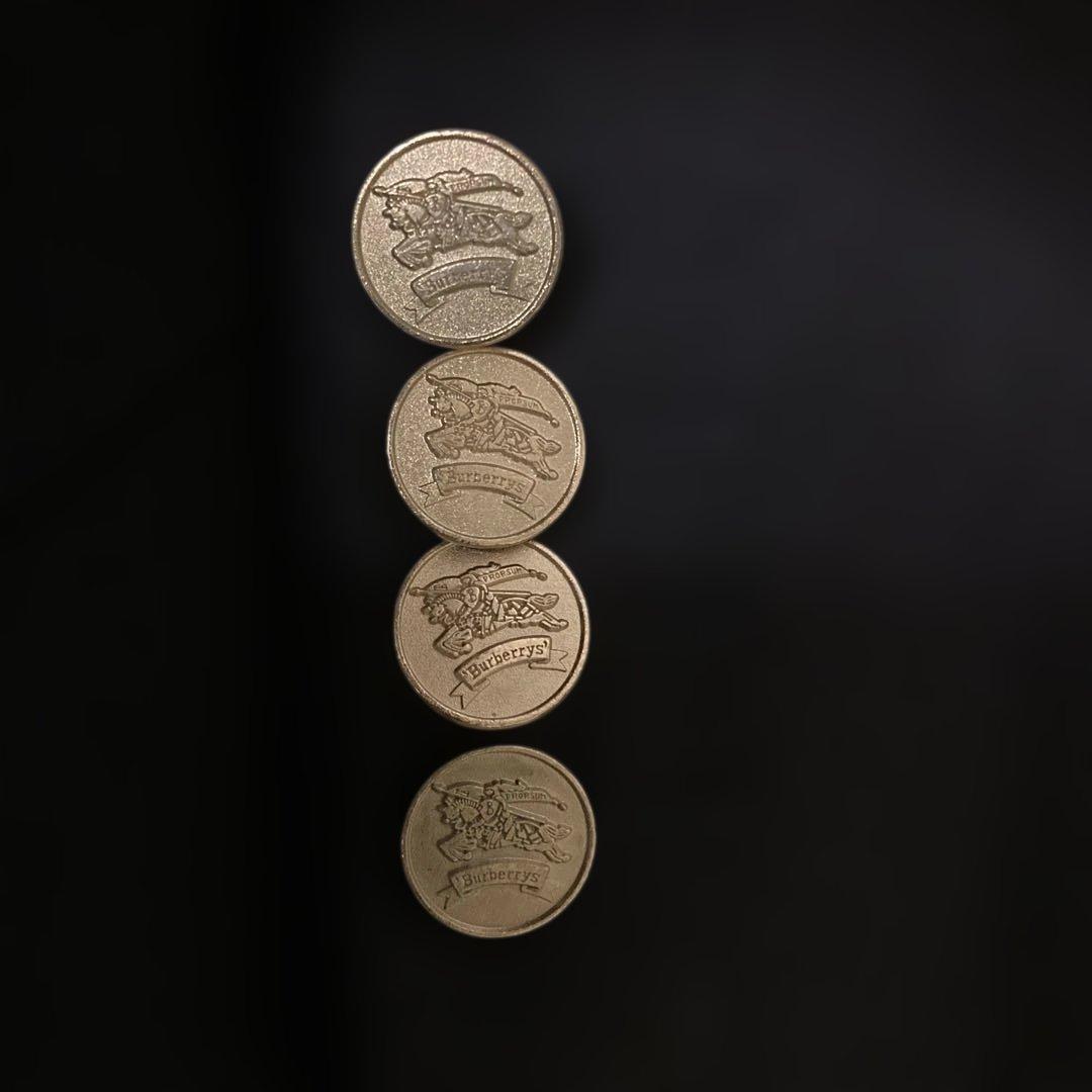 BURBERRY テーラードジャケット 金ボタン紺ブレ
