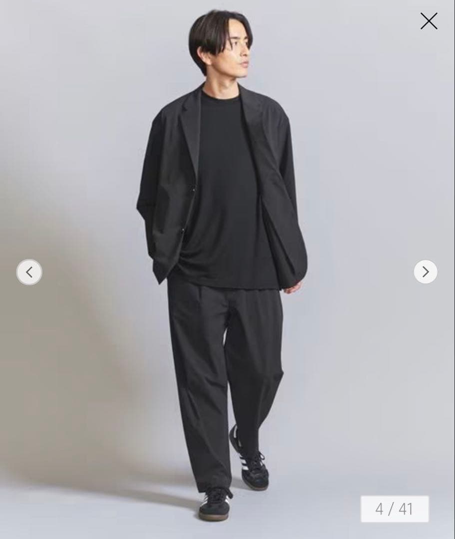 未使用級 360°MASTER BEAUTY & YOUTH ジャケット 黒 M