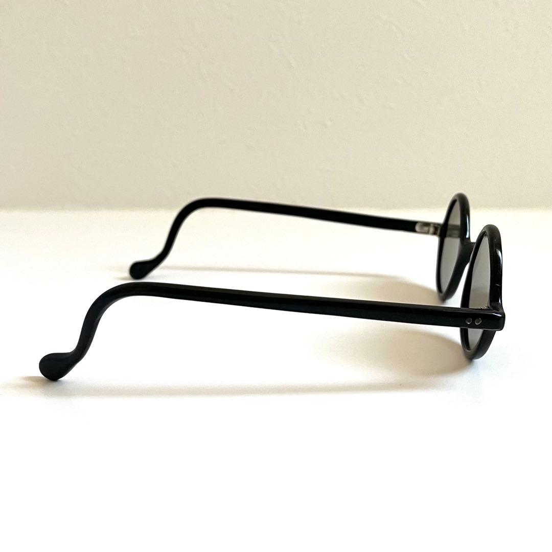 40s frame france フレームフランス ラウンド サングラス 黒