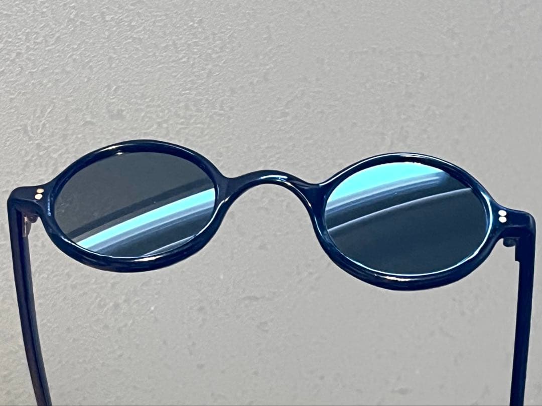 40s frame france フレームフランス ラウンド サングラス 黒