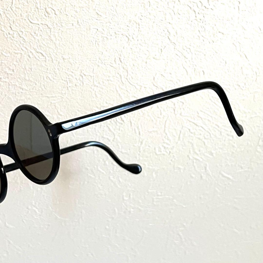 40s frame france フレームフランス ラウンド サングラス 黒
