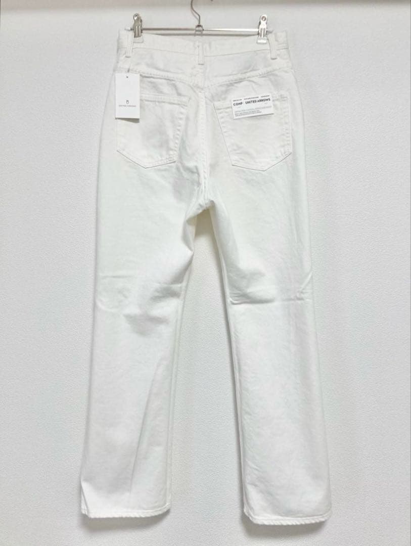 新品★ セミフレア デニムパンツ 白 UNITED ARROWS ¥19800