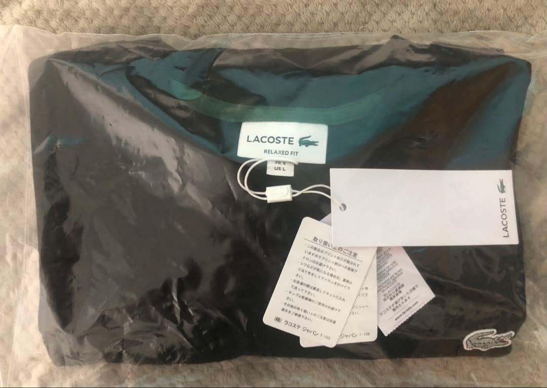 【最終限界価格】新品 LACOSTE ヘビーウェイトTシャツ Lサイズ 男女