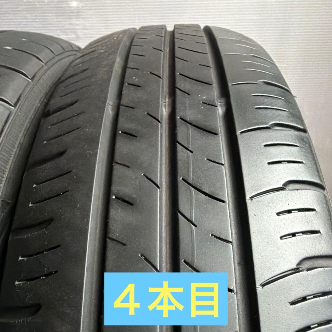 送料無料◆155/65R14/夏4本/残溝約4.5㎜/製造2020年/ダンロップ
