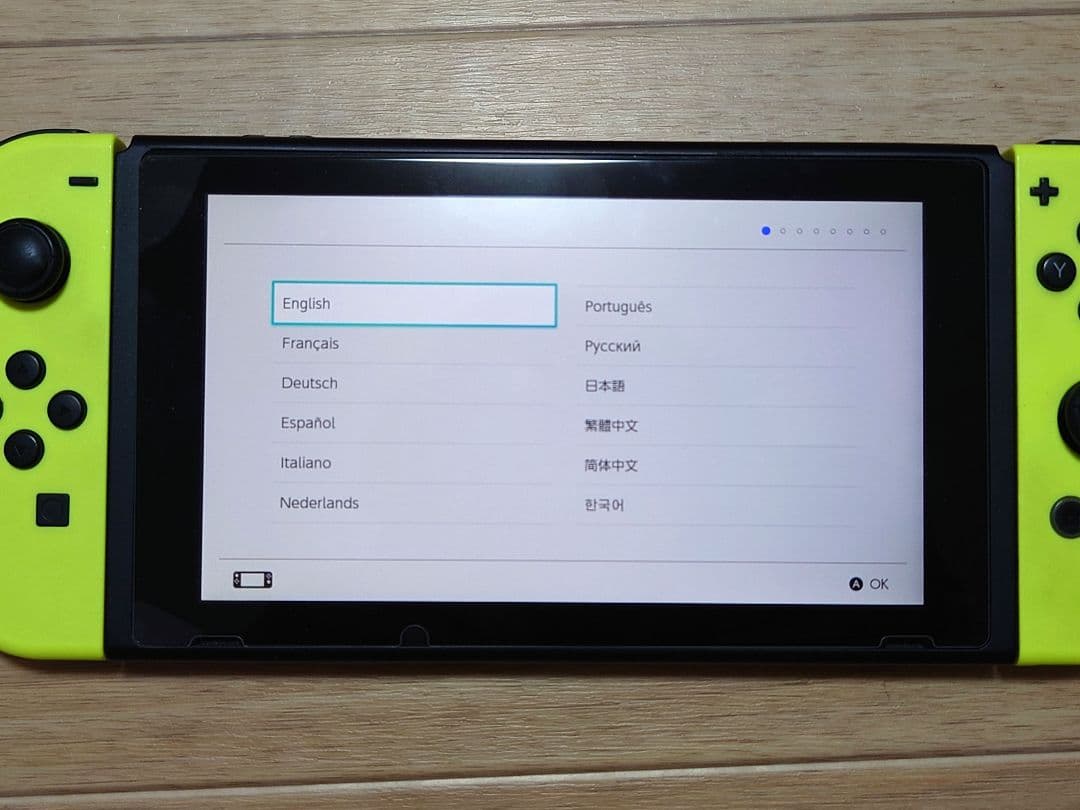 Nintendo Switch 本体 イエロー Joy-Con　(箱無し)