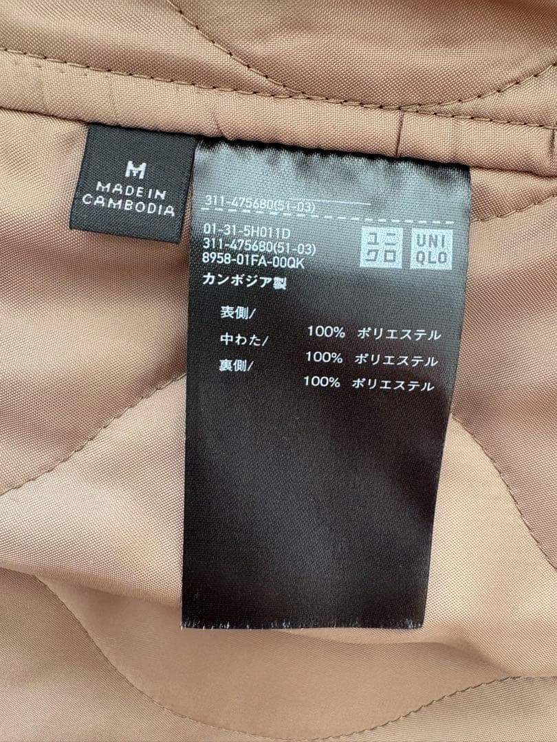 【タグ付】ユニクロ Uniqlo ウィンドプルーフ2WAYコート　M