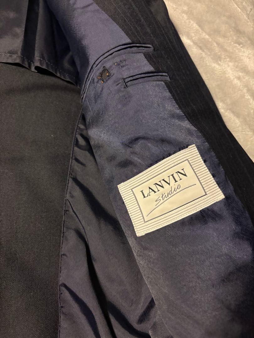 90s LANVIN SETUP ランバン セットアップ 高級 レア 2タック
