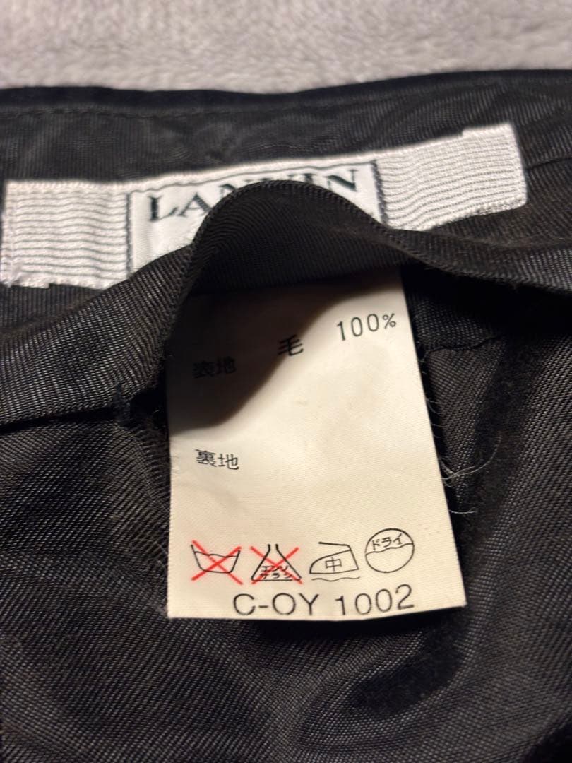 90s LANVIN SETUP ランバン セットアップ 高級 レア 2タック