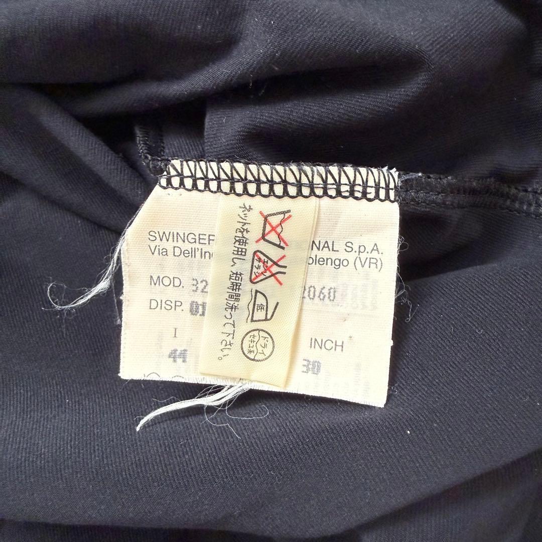 FENDI JEANS フェンディ ポロワンピース ロゴ 黒 マキシ丈 半袖 R