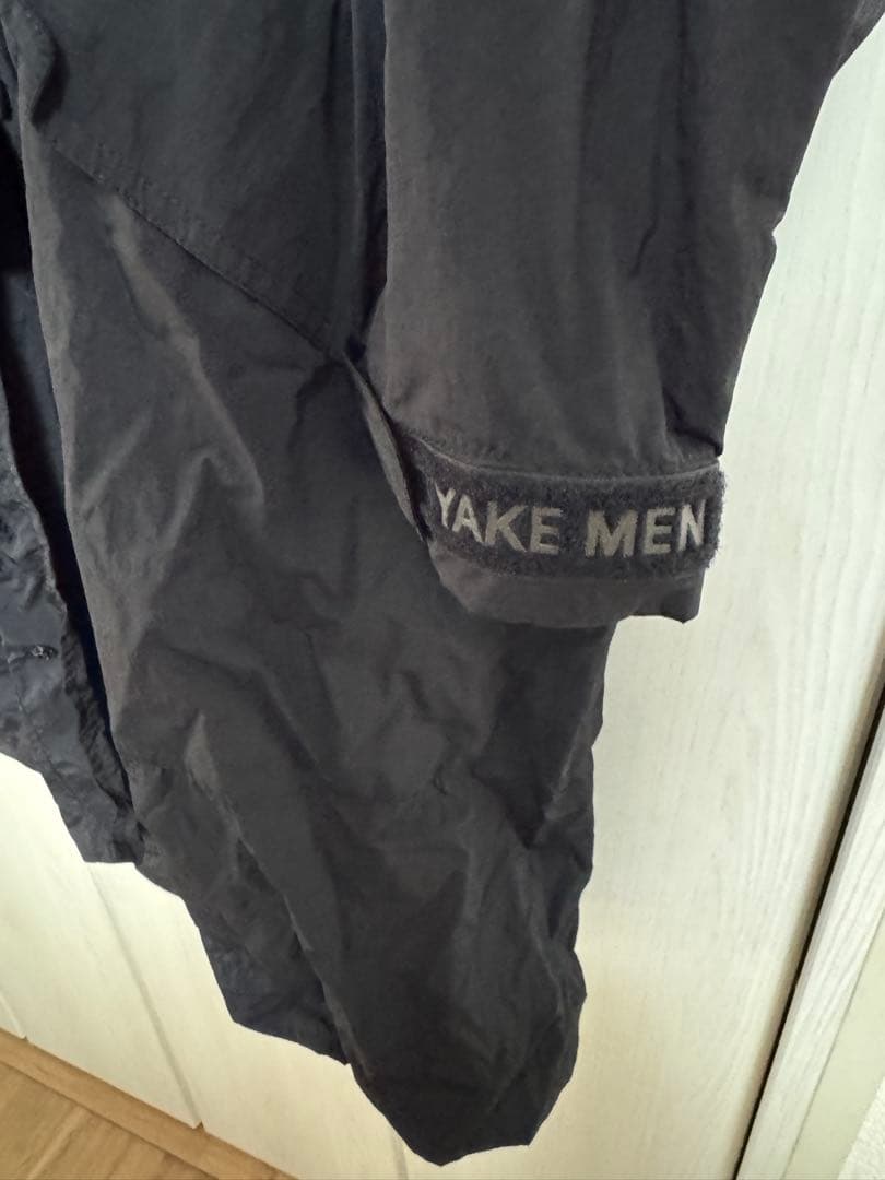 ISSEY MIYAKE MEN フード付き ブラックモッズコート