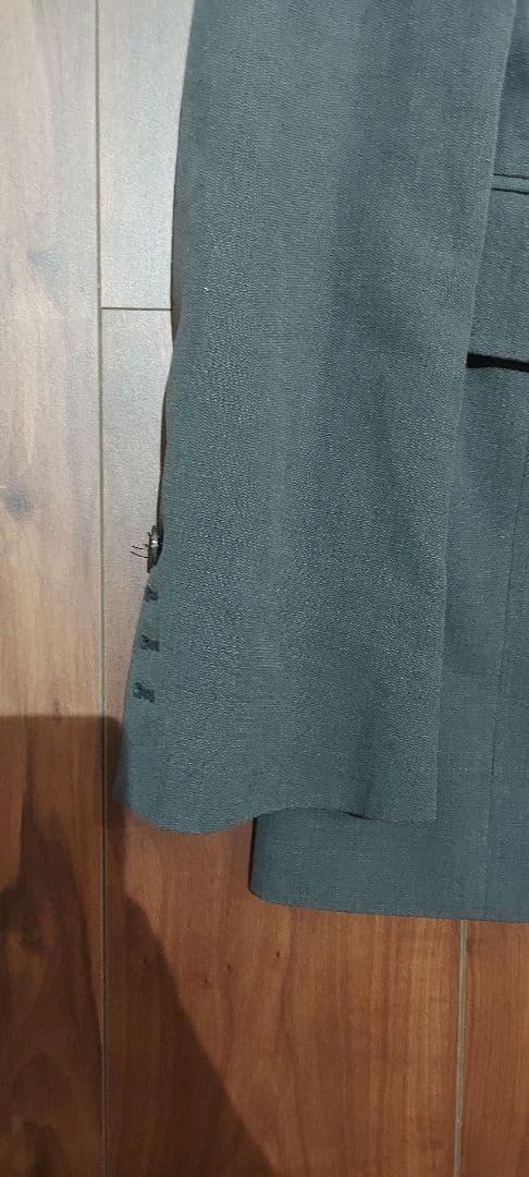ANN DEMEULEMEESTER 90s グレージャケット XS 綿麻