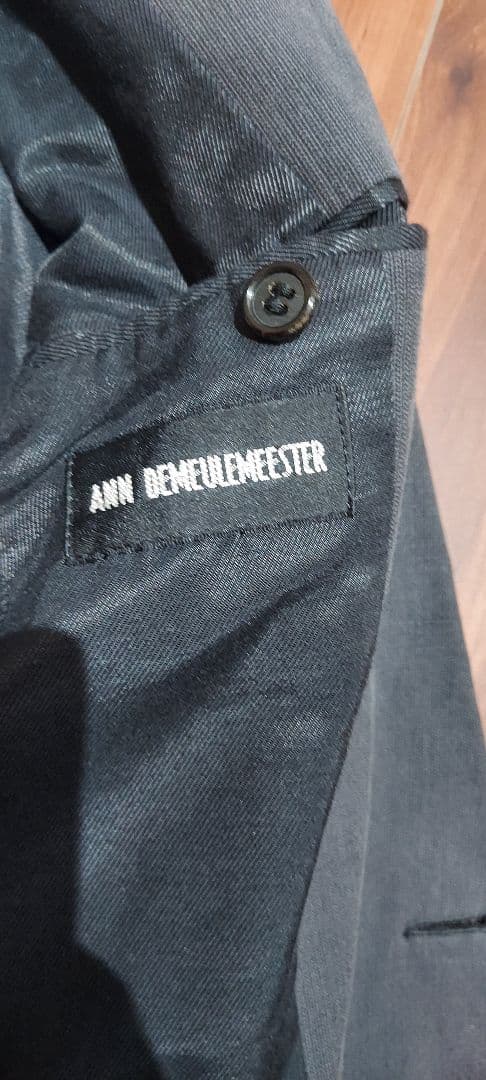 ANN DEMEULEMEESTER 90s グレージャケット XS 綿麻