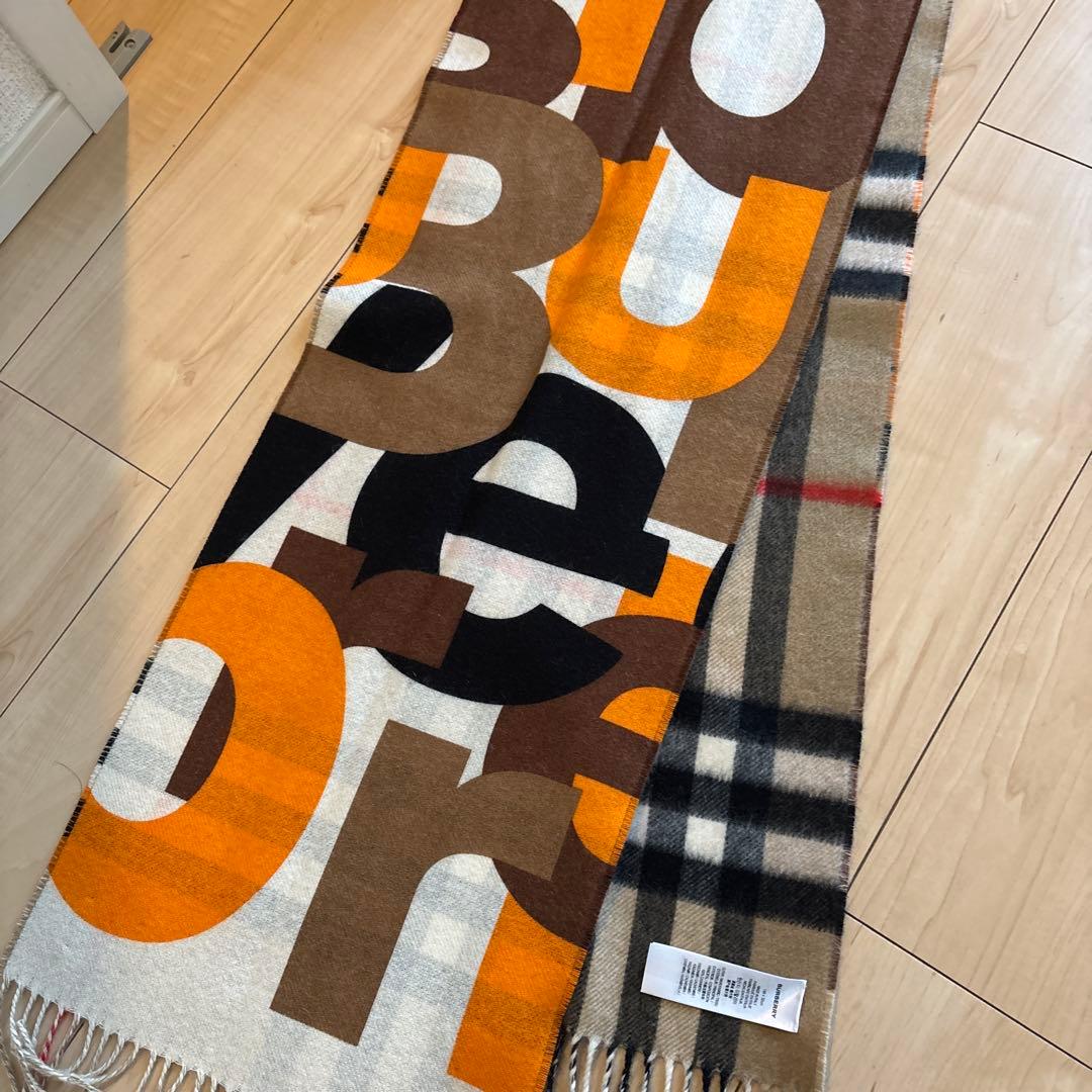 BURBERRY チェック柄マフラー 168cm x 30cm