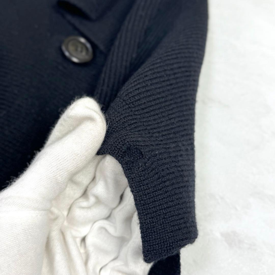 archive 90s ISSEY MIYAKE ニット ダブル ジャケット 黒