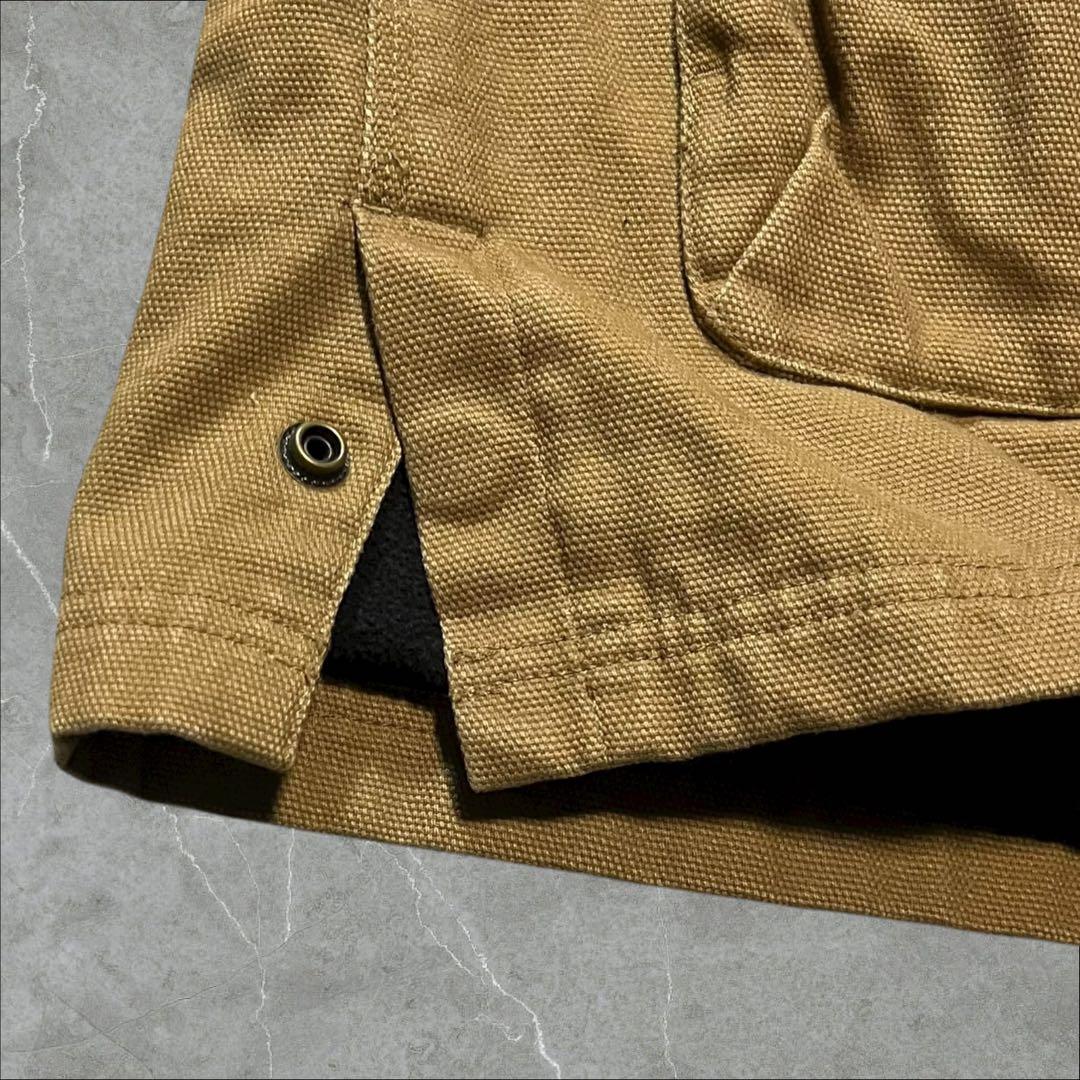 DULUTH TRADINGダックワークジャケットコーデュロイ襟XLブラウンXL