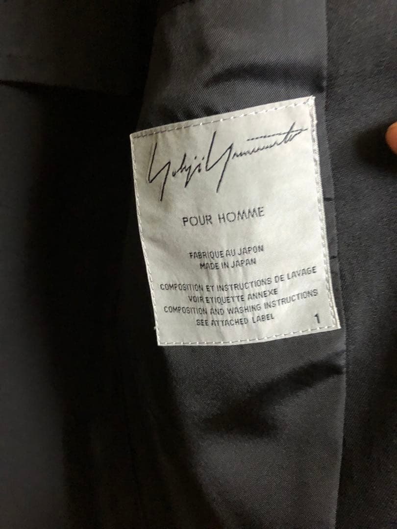 ヨウジヤマモト　エンビジャケット　ギャバ　極美品　yohji yamamoto