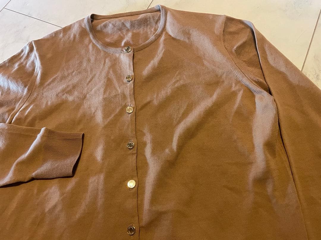 【美品】Deuxieme Classe *FF30 クルーネック カーディガン