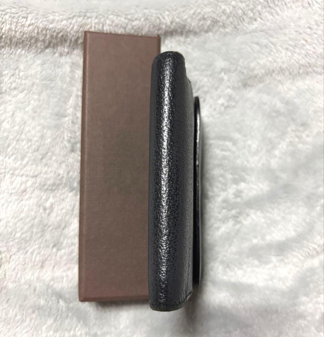 GUCCI 二つ折り財布 ブラック 美品 男女兼用 グッチ