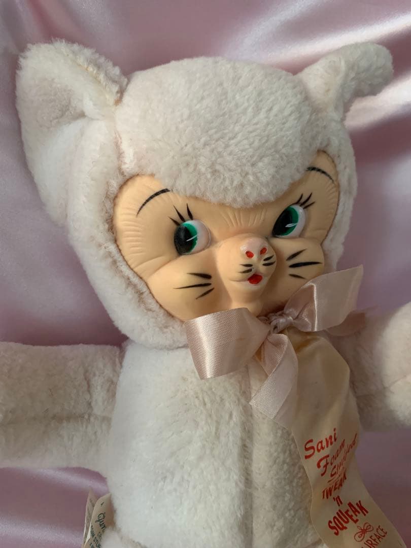 ビンテージドール　ラバーフェイスキティ　kitty cat ネコ　猫　ガンド社