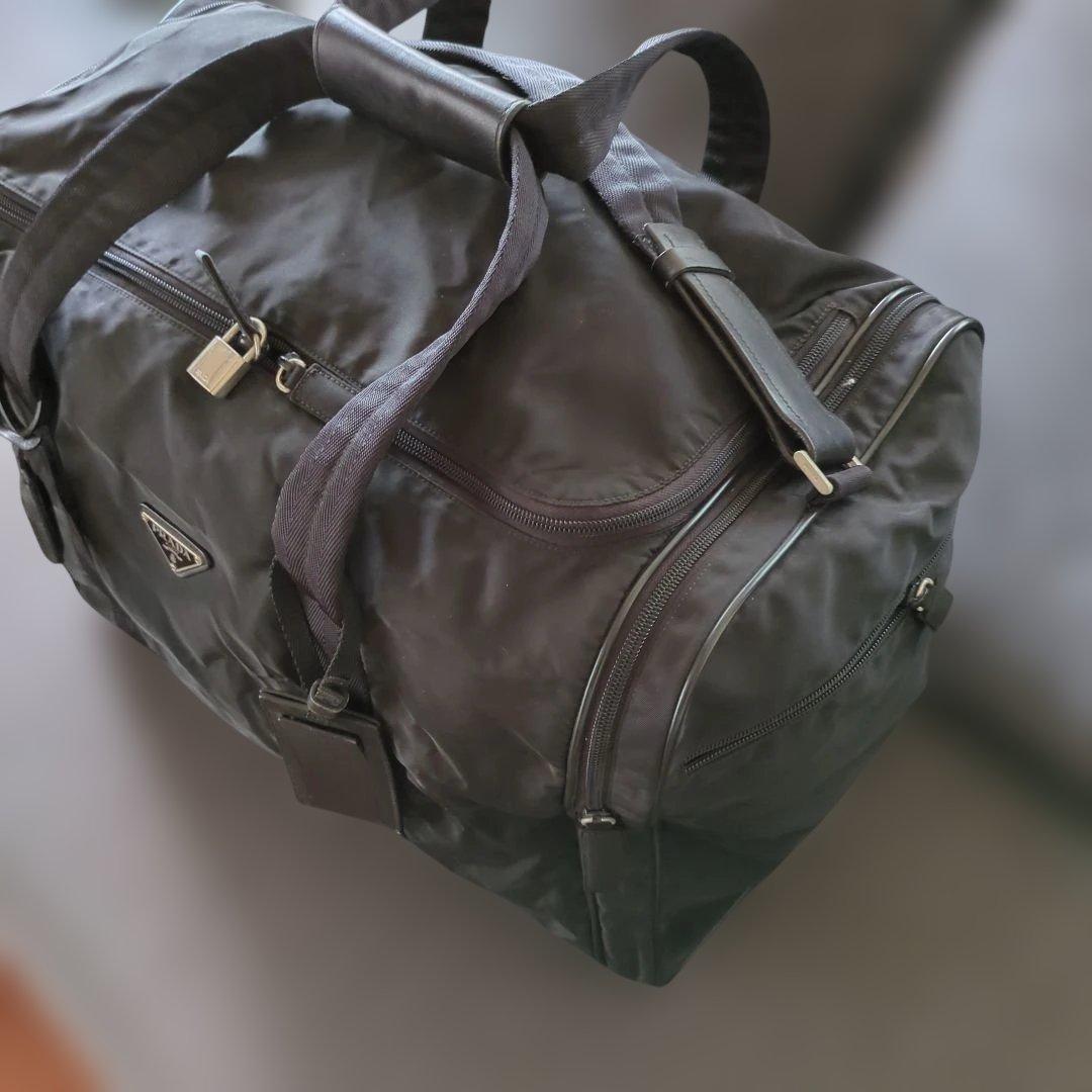 PRADA ボストンバッグ ブラック ナイロン