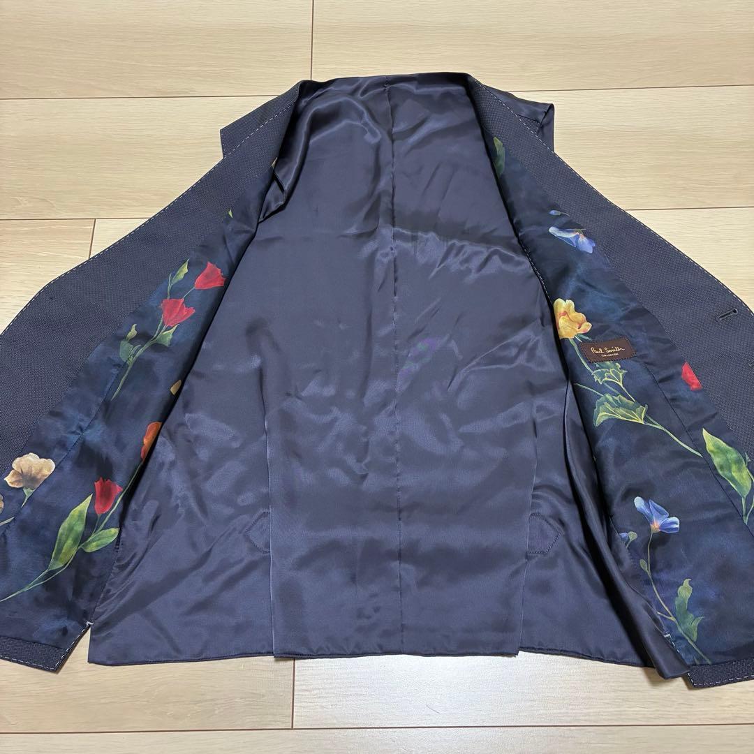 希少✨最高級ポールスミスコレクション 花柄 ベスト シルク L メンズ ビジネス