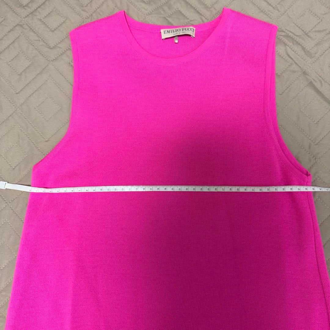 EMILIO PUCCI ノースリーブワンピース ピンク
