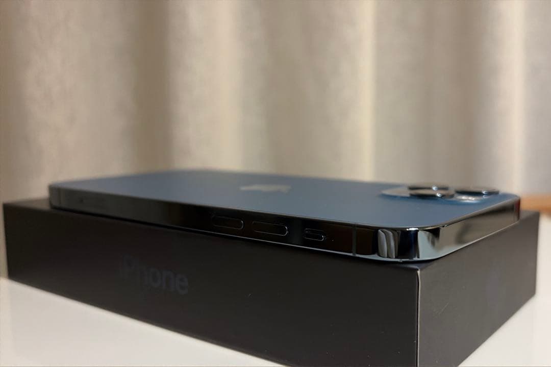 【美品】iPhone12pro 本体パシフィックブルー128GB