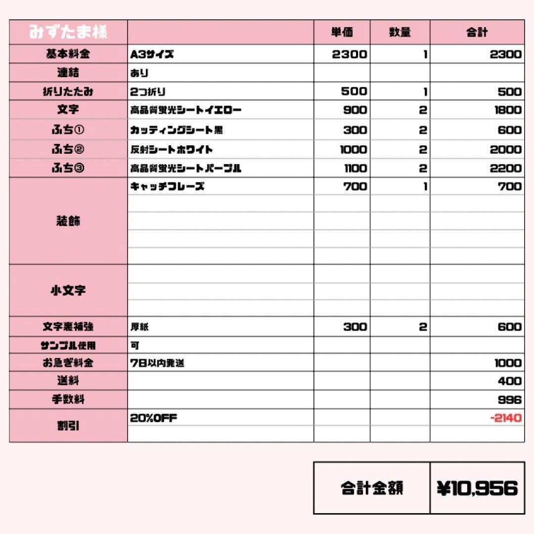 みずたま【3/1発】うちわ文字 連結 文字パネル 団扇屋さん オーダー