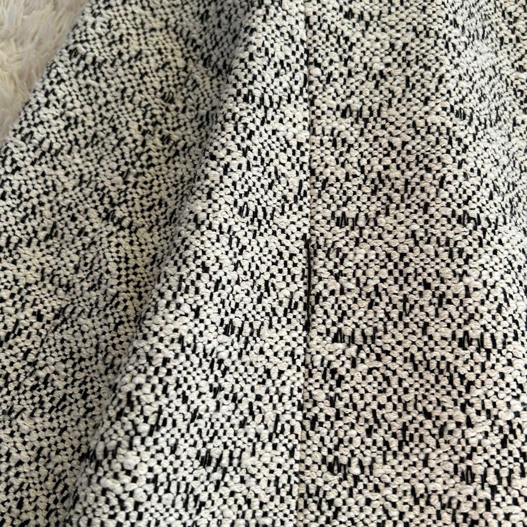 現行タグ✨セオリー　ツイードノーカラーコート　CREWNECK COAT