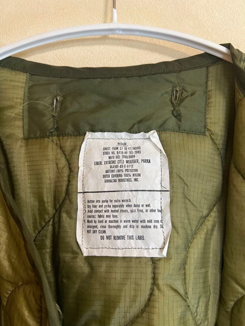 実物 米軍 M-65 モッズコート ライナー付き M65