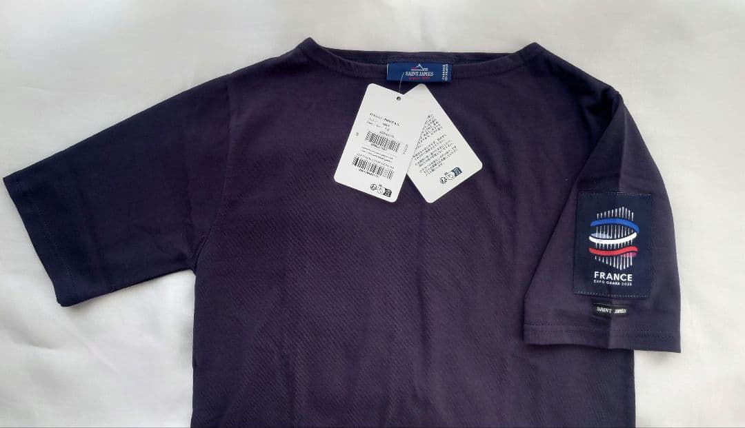 【新品未使用】万博 セントジェーム フランス館 T0 NAVY 半袖