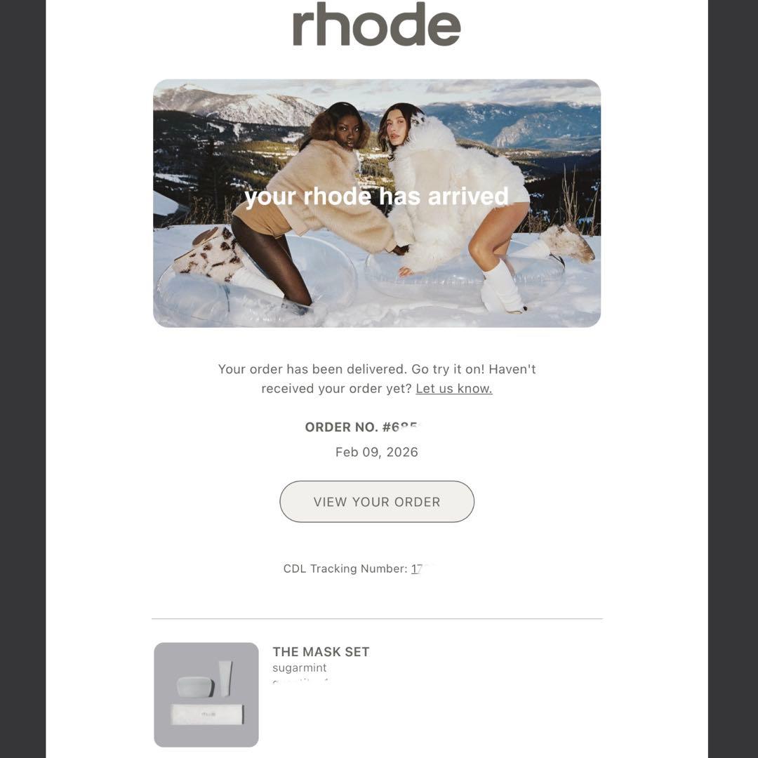 1点のみ RHODE SKIN 限定マスクセット