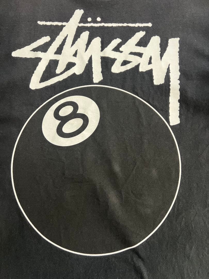 Stussy 8ボール Tシャツ 黒 USA製 Lサイズ ステューシー