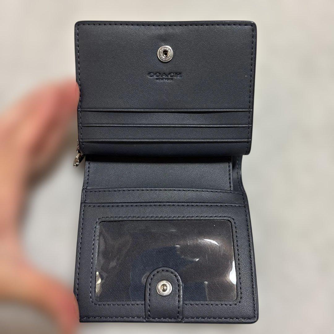 サ*イ様 〔COACH 〕コーチ♡イルカ二つ折り財布 未使用品♡ミントグリーンハ