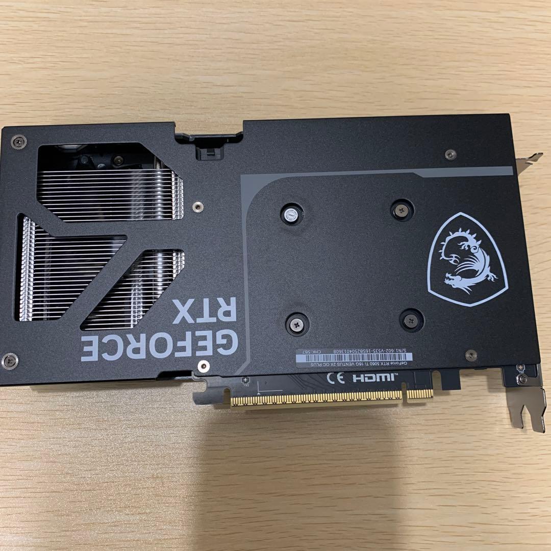 グラフィックボード・グラボ・ビデオカード MSI VENTUS 2X RTX 5060 Ti 16GB