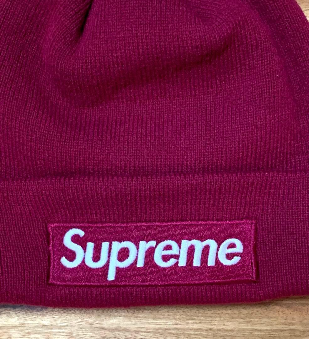 美品【Supreme】× New Era Box Logo Beanie