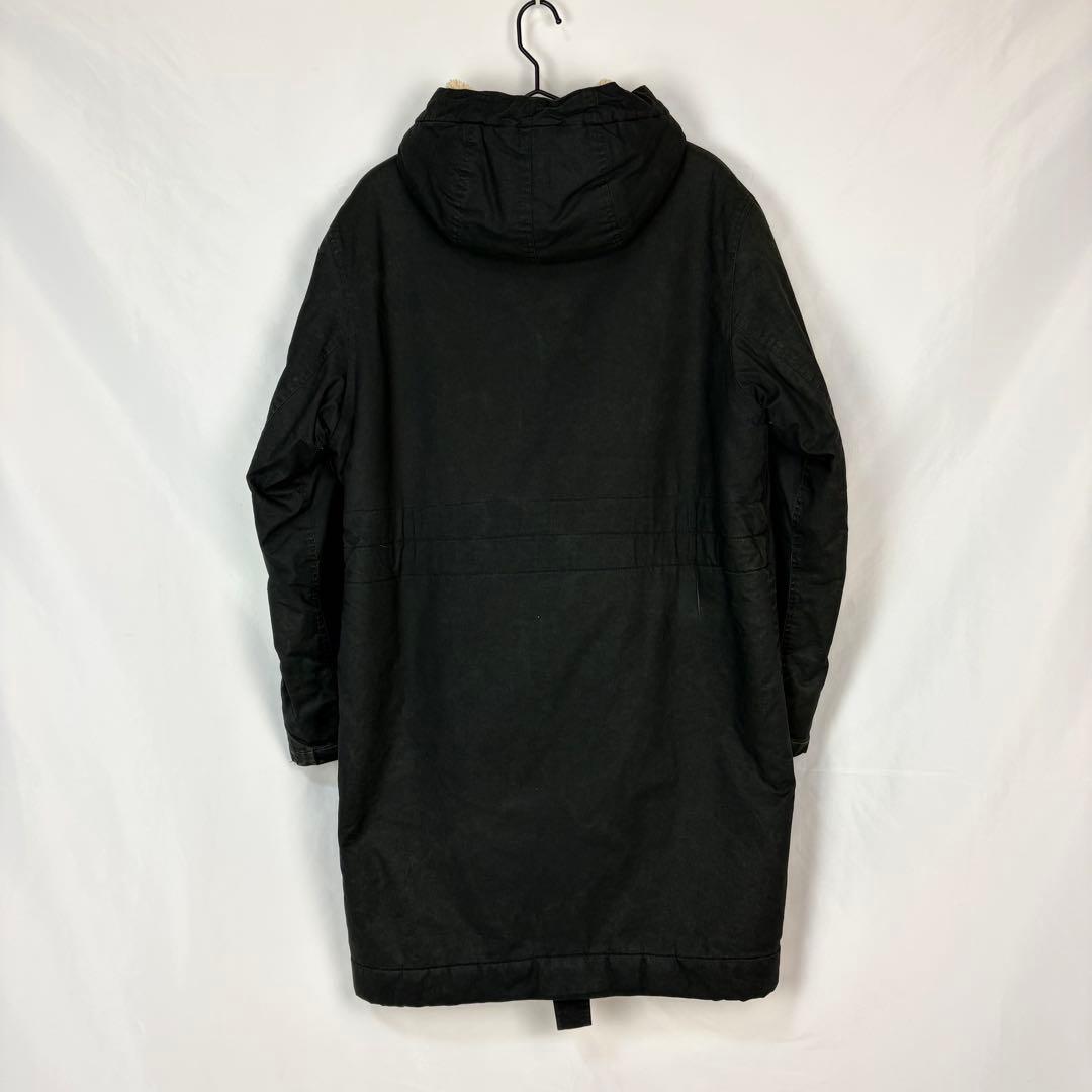 HELMUT LANG JEANS ヘルムートラング　ボアフード モッズコート