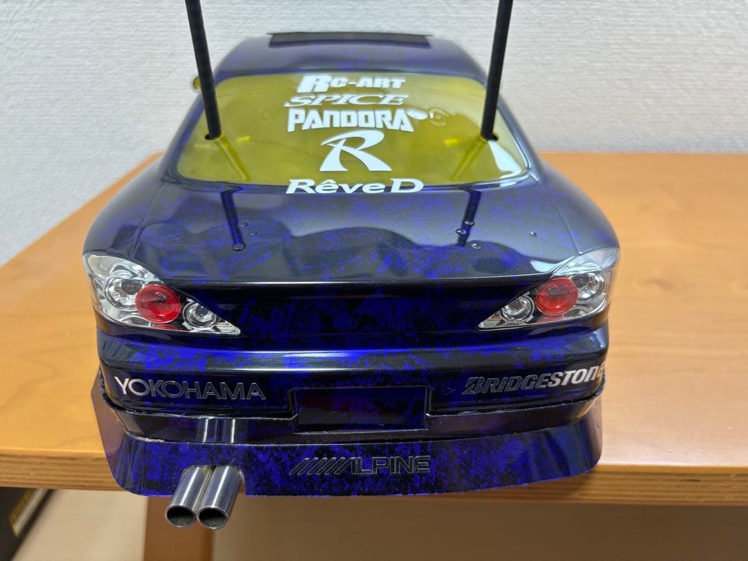 タミヤ 1/10 COPPERMIX S15シルビア ラップ塗装