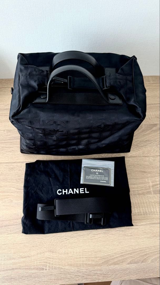 CHANEL シャネル　ニュートラベル ボストンバッグ 2way ブラック