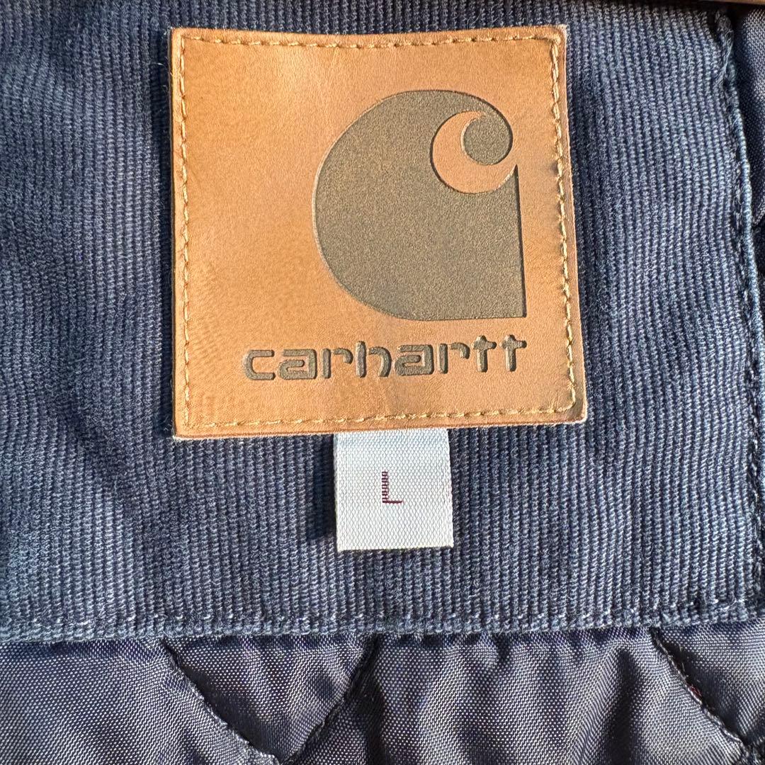 カーハート フィッシュテールパーカー 中綿ジャケット carhartt ネイビー