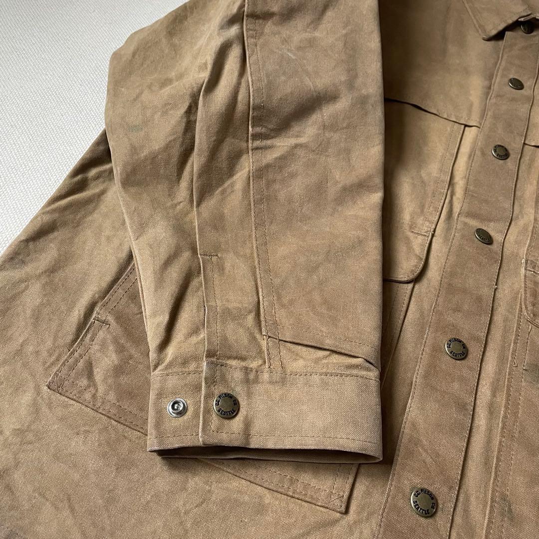 FILSON オイルティンクロス クルーザージャケット ダブルマッキーノ L