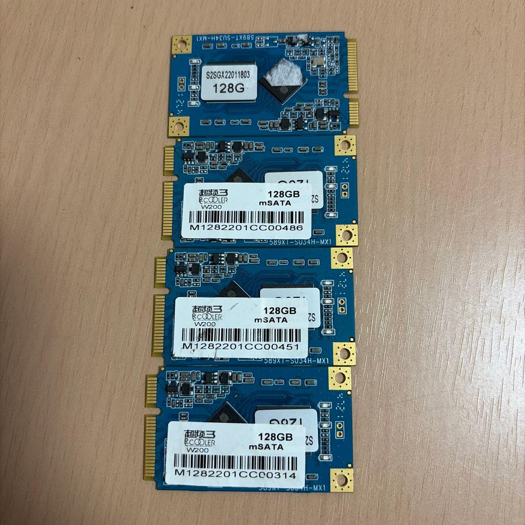 128GB mSATA SSD 4枚セット