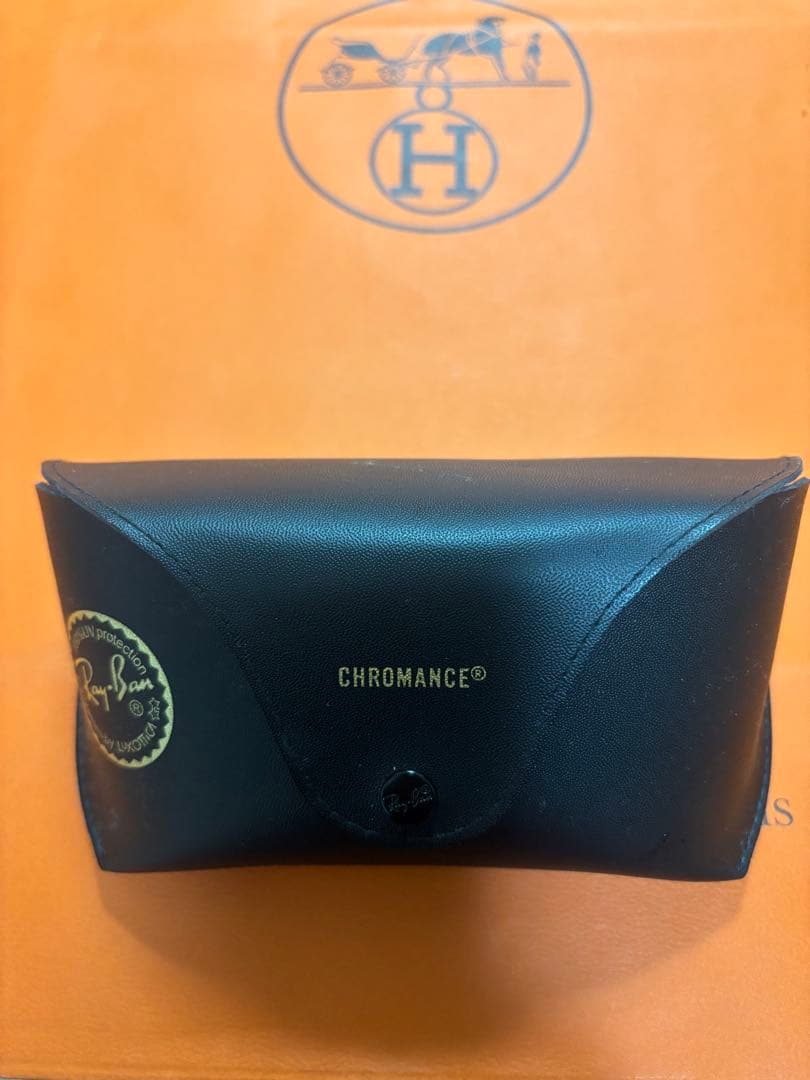 Ray-Ban Chromance サングラス ゴールド