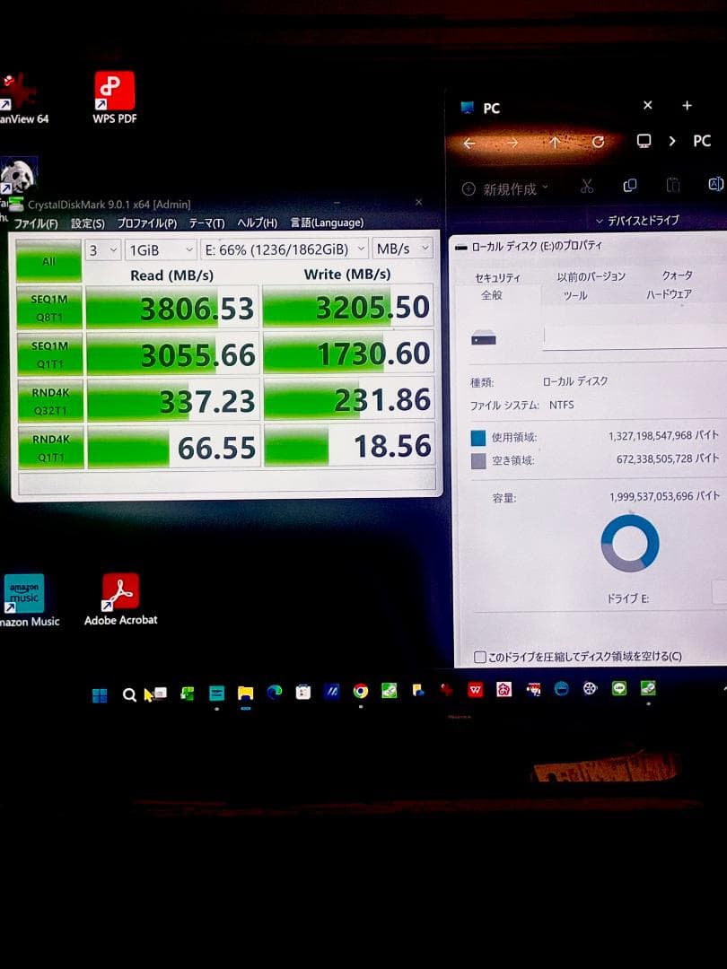 内蔵型SSD 2TB M.2 NVME SSD Yottamaster Y7000 PRO