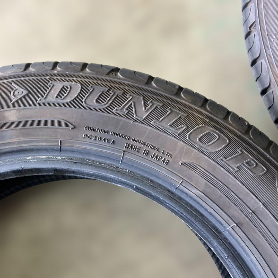 165/65R14 4本セットDUNLOP ENASAVE EC204バリ山