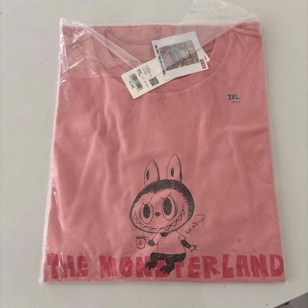 3XL 新品未開封 ラブブ コラボ Tシャツ ユニクロ LABUBU 4種