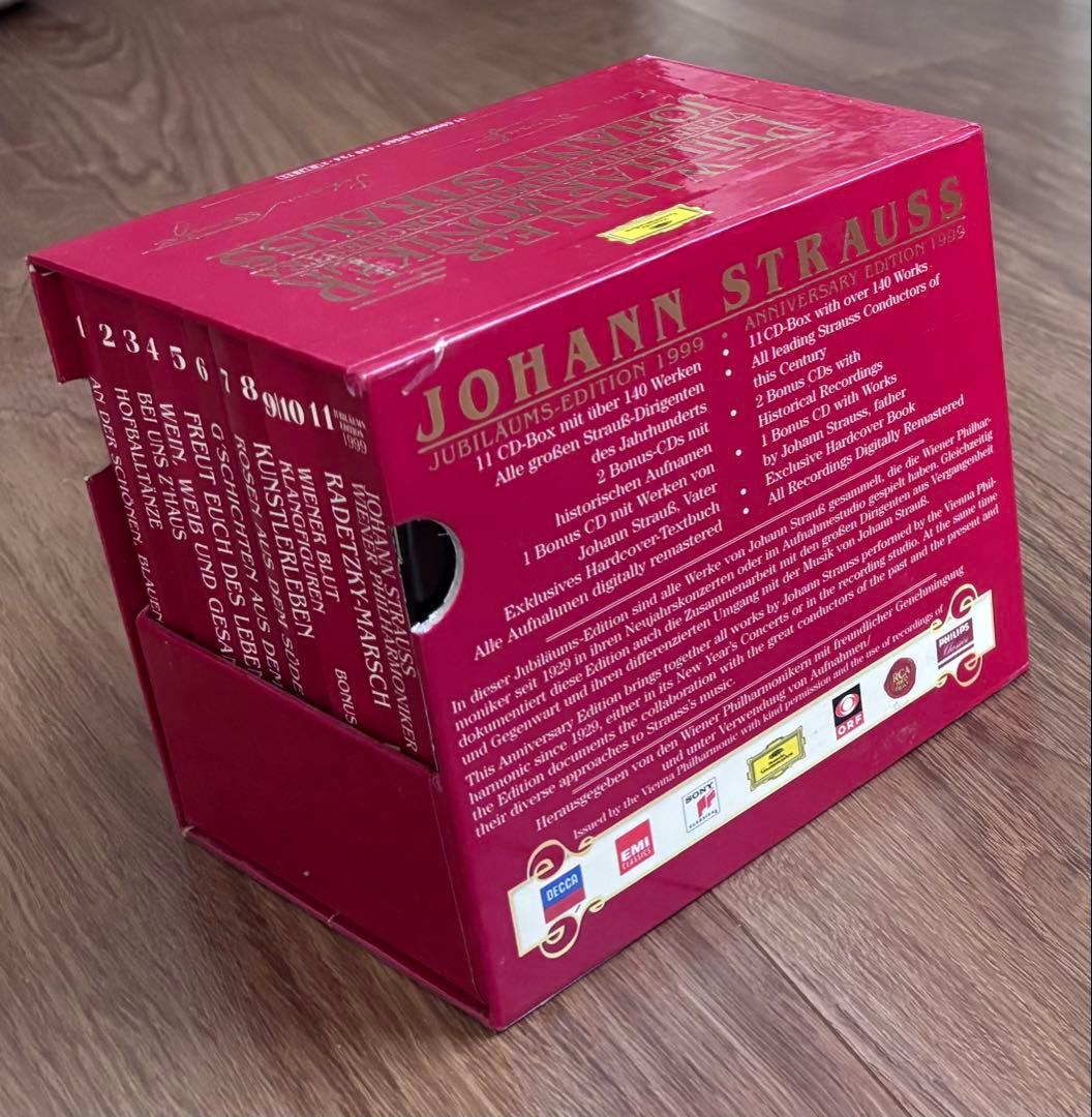 【国内解説書付き！11CD】ウィーンフィルによるヨハン・シュトラウス大全集BOX